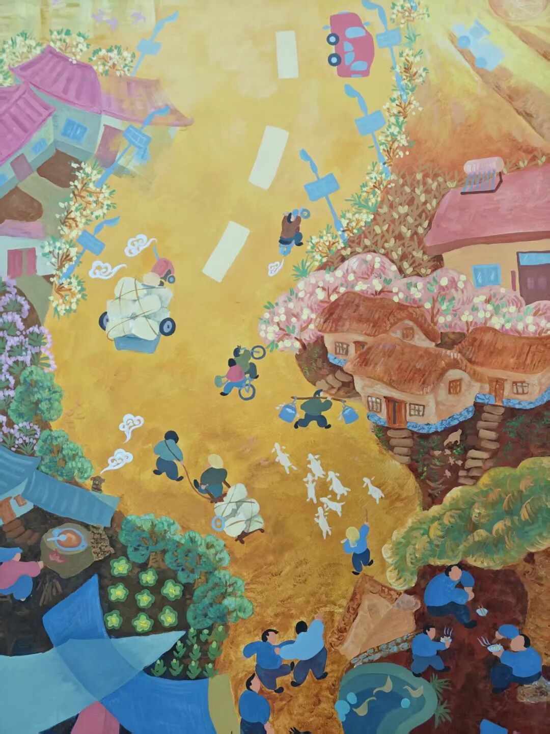 《越走路越宽》——周松晓作品