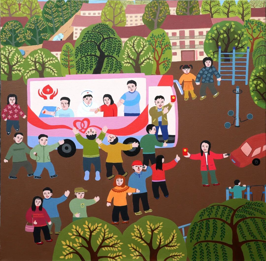 《秋凉情暖》——谷红霞作品