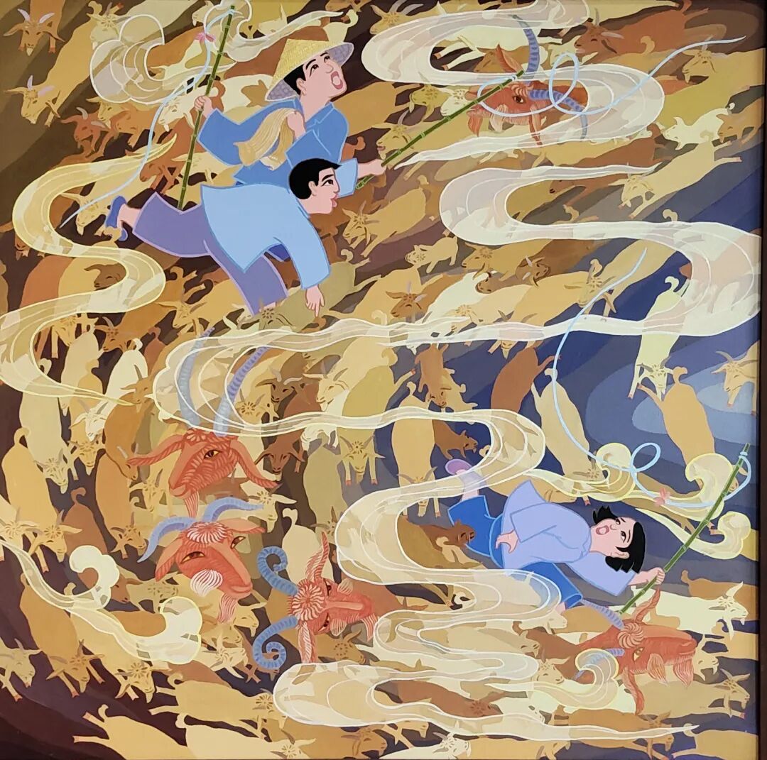 《专业户》——任明兆作品