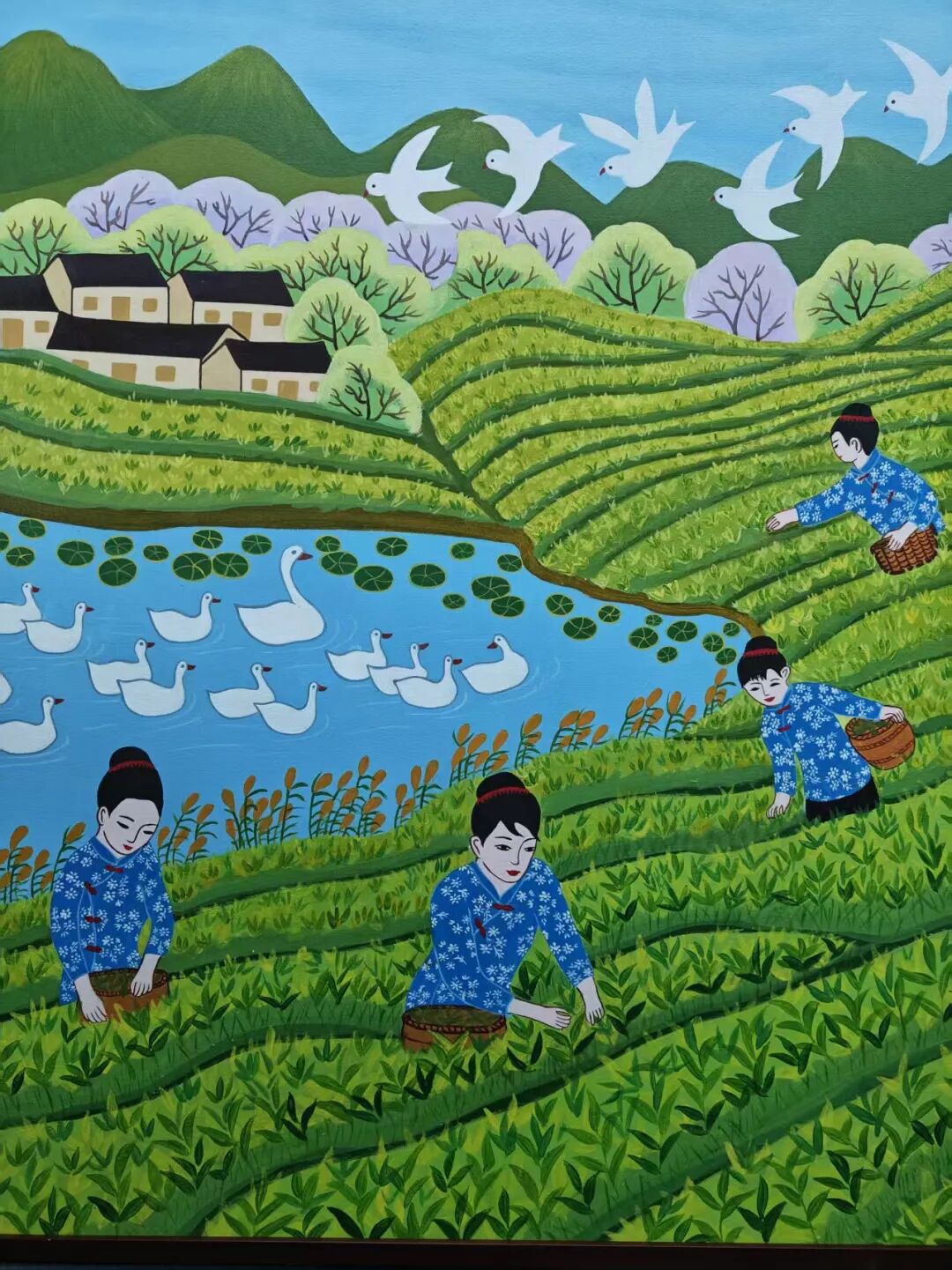 《茶山春早》——周春丽作品