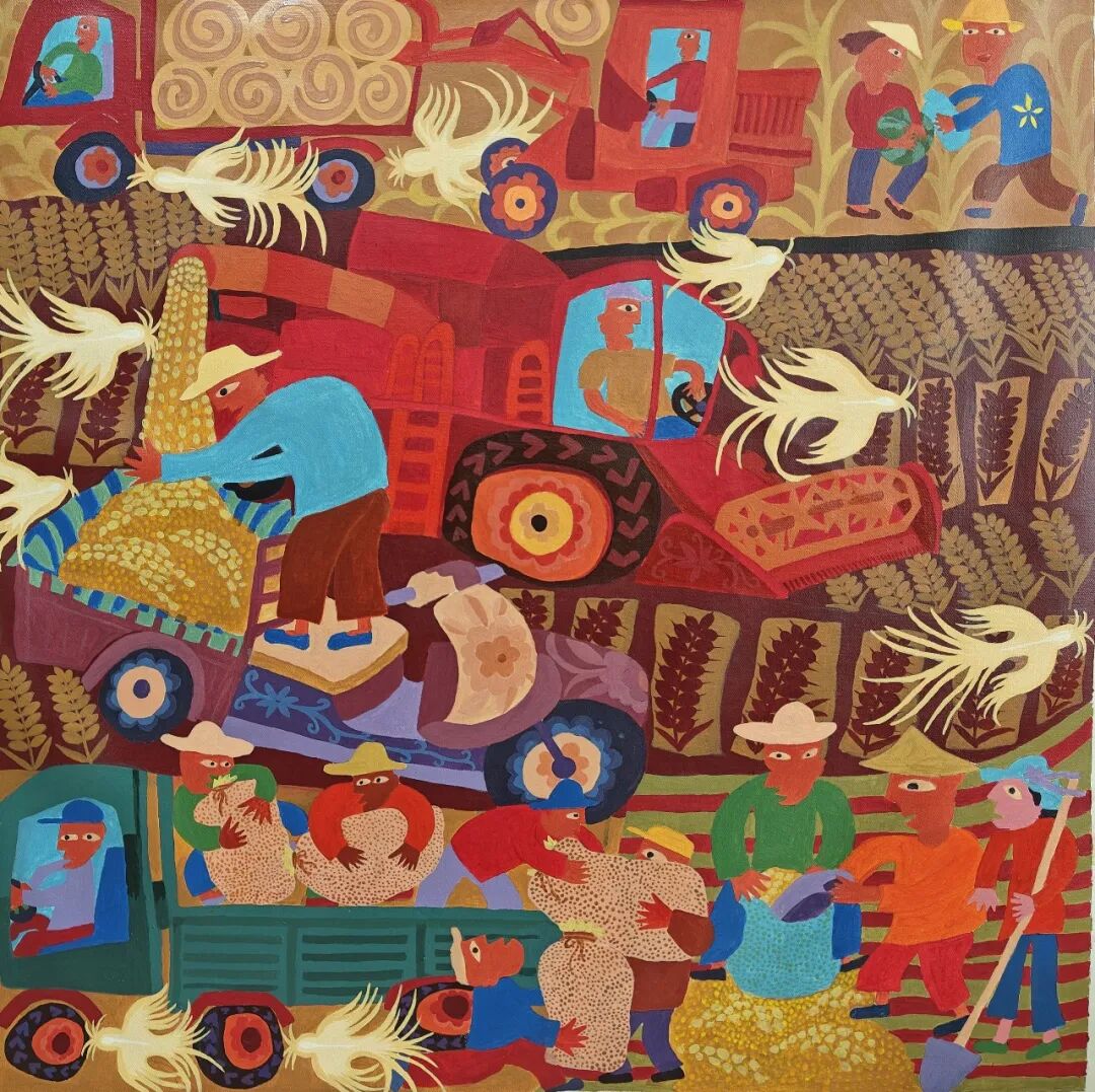 《沃土欢歌》——左丽笋作品