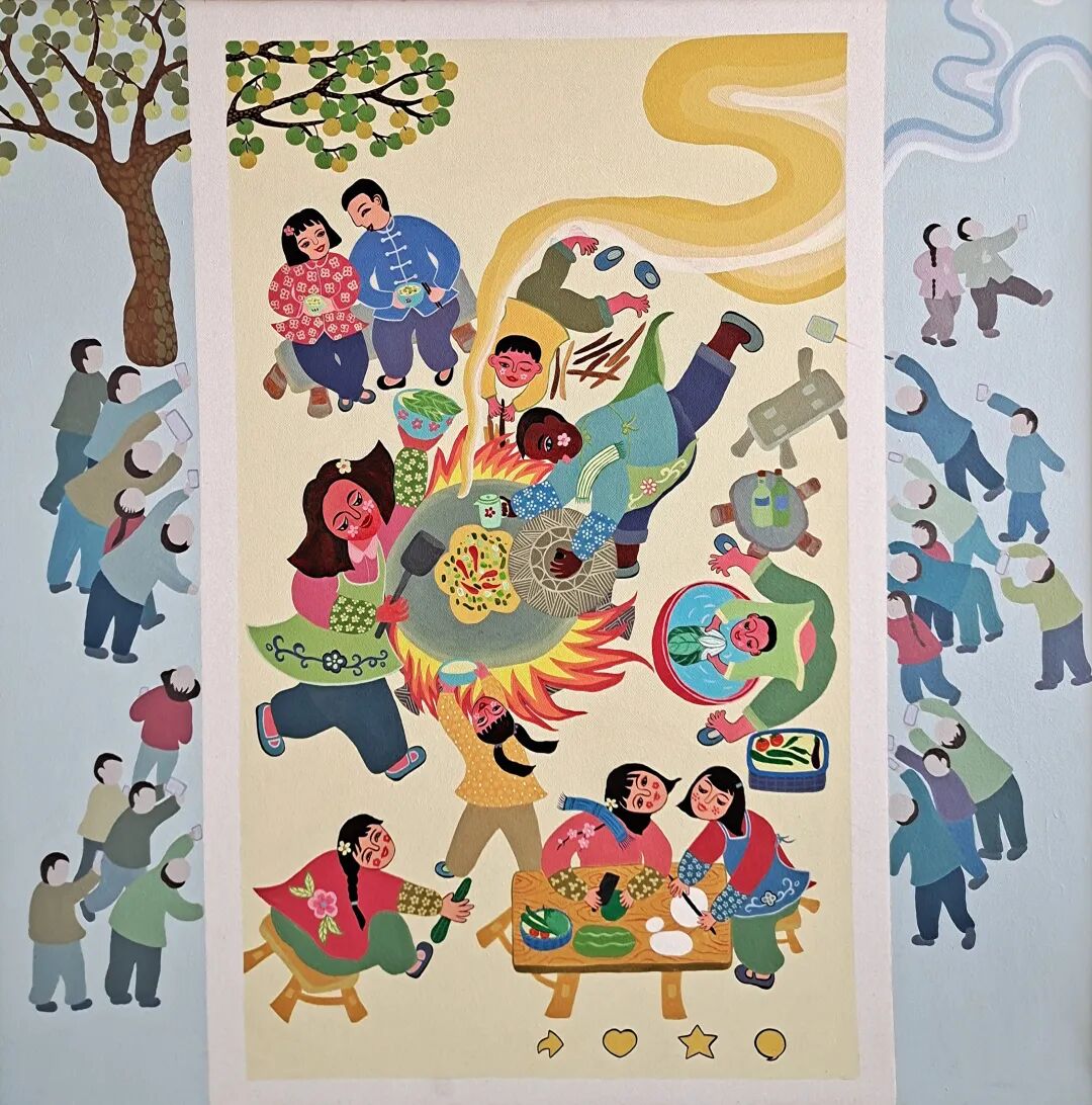 《幸福生活传万家》——谷红霞作品