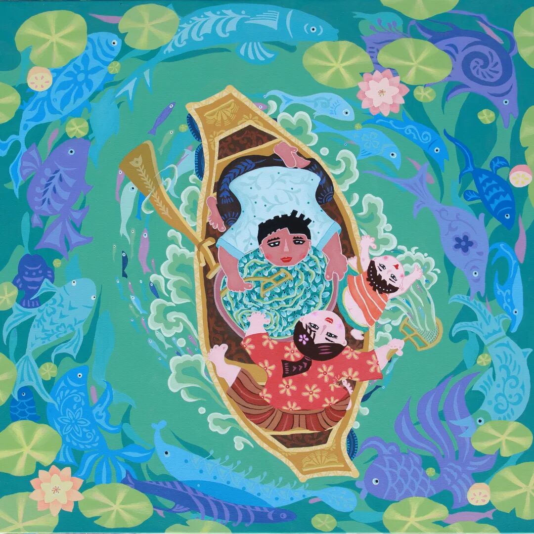 《连年有余》——马小妞作品